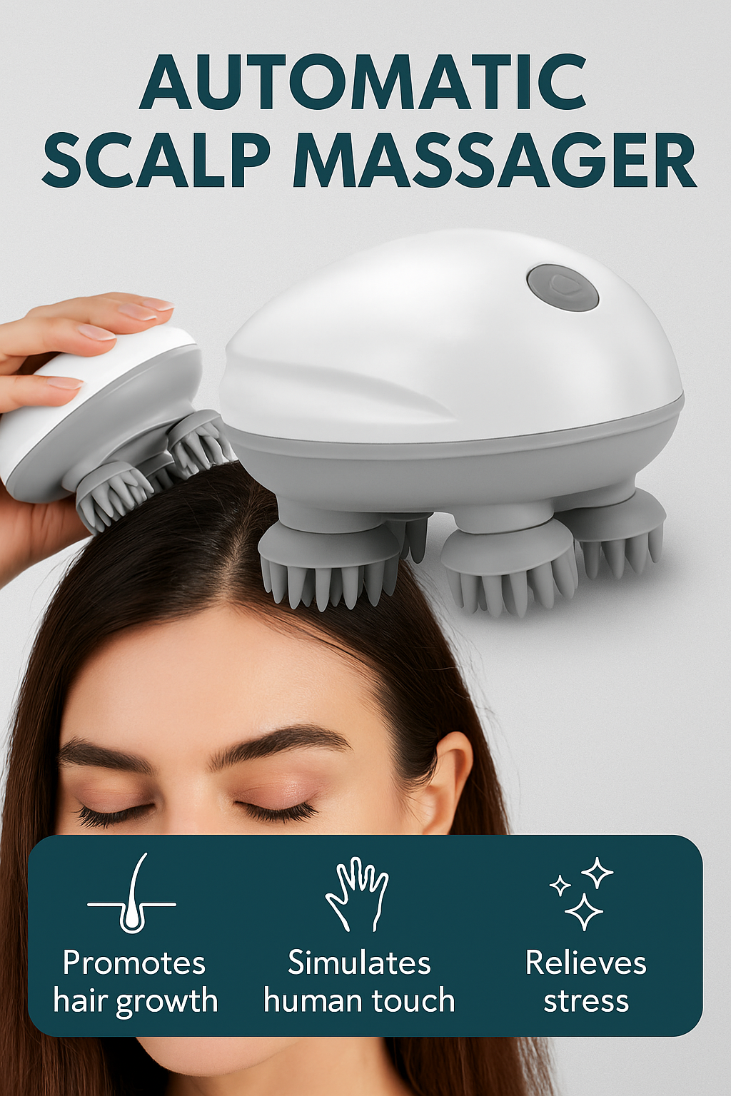 "Relax. Rechargeable. Rejuvenate® - The Ultimate Scalp Therapy Experience."