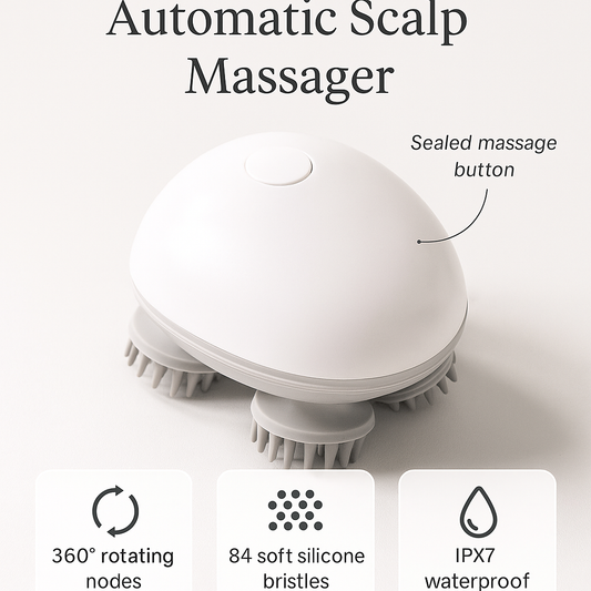 "Relax. Rechargeable. Rejuvenate® - The Ultimate Scalp Therapy Experience."